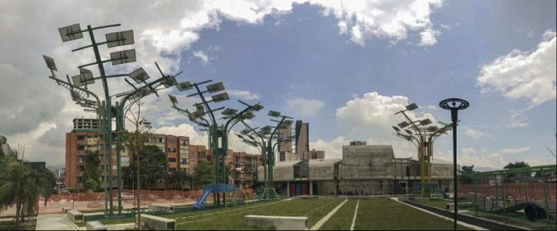 Sabaneta inaugura su más grande parque urbano y autosostenible: el Parque de los Cuatro Elementos