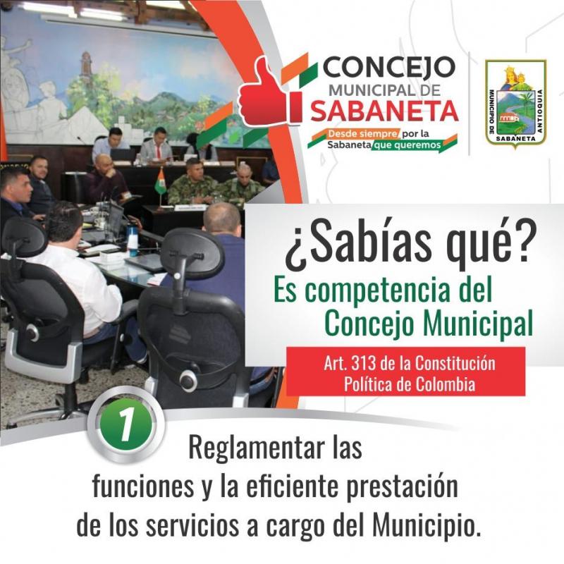 Nuestro objetivo es recordarte las competencias de nuestro Concejo Municipal