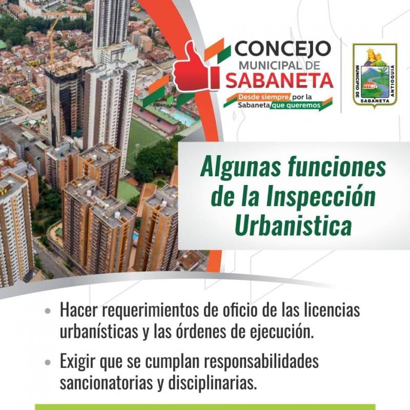 Conoce algunas funciones la Inspección Urbanística