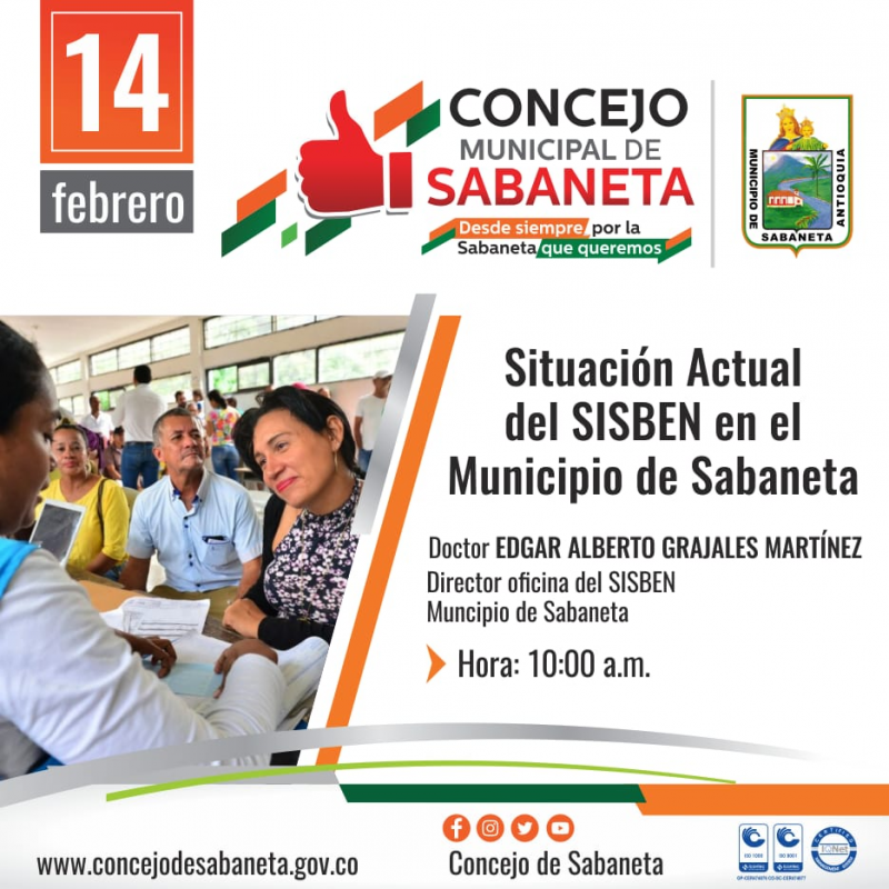 Situación actual del SISBEN en el Municipio de Sabaneta