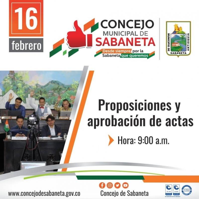 Proposición y aprobación de actas