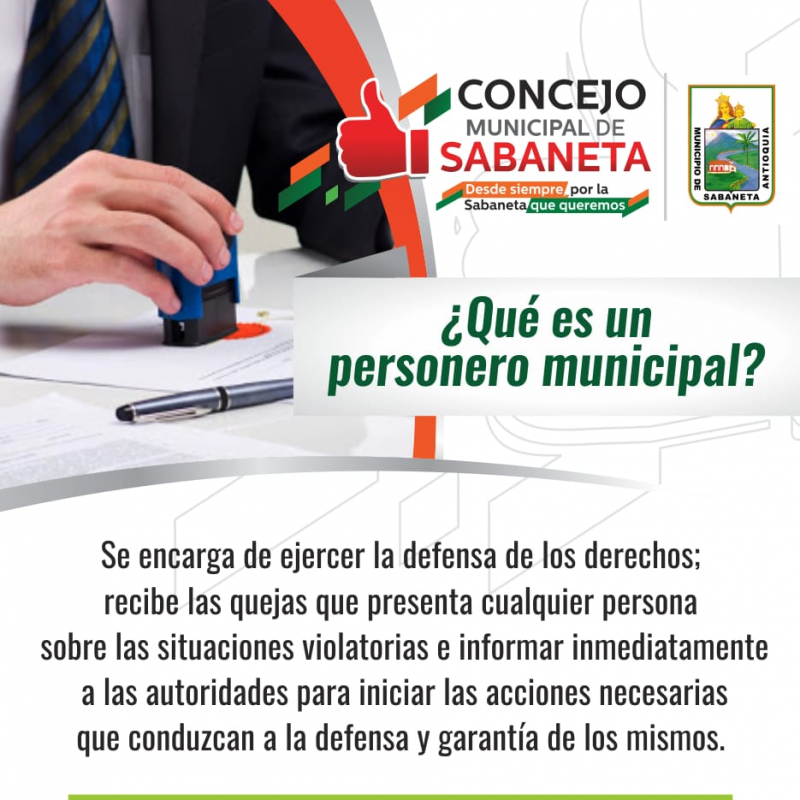 ¿Sabes lo que es un Personero Municipal?
