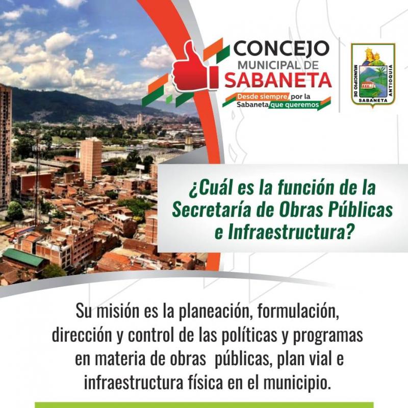 ¿Sabes cuál es la función de la Secretaría de Obras Públicas e Infraestructura?