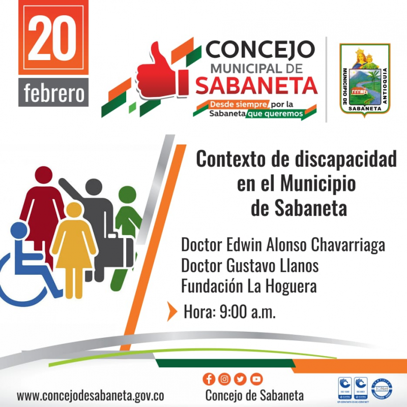 Contexto de discapacidad en el municipio de Sabaneta