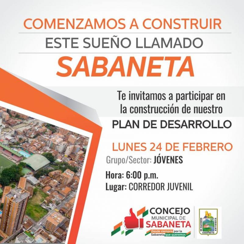 Comencemos a construir la Sabaneta que queremos