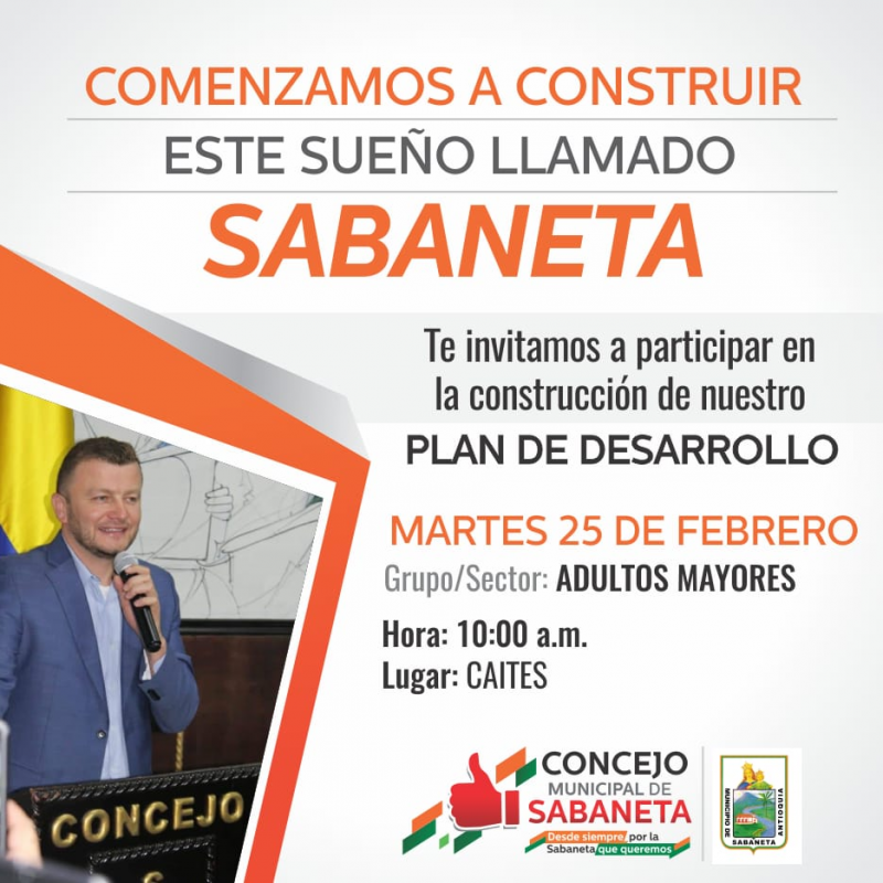 Comencemos a construir la Sabaneta que queremos.