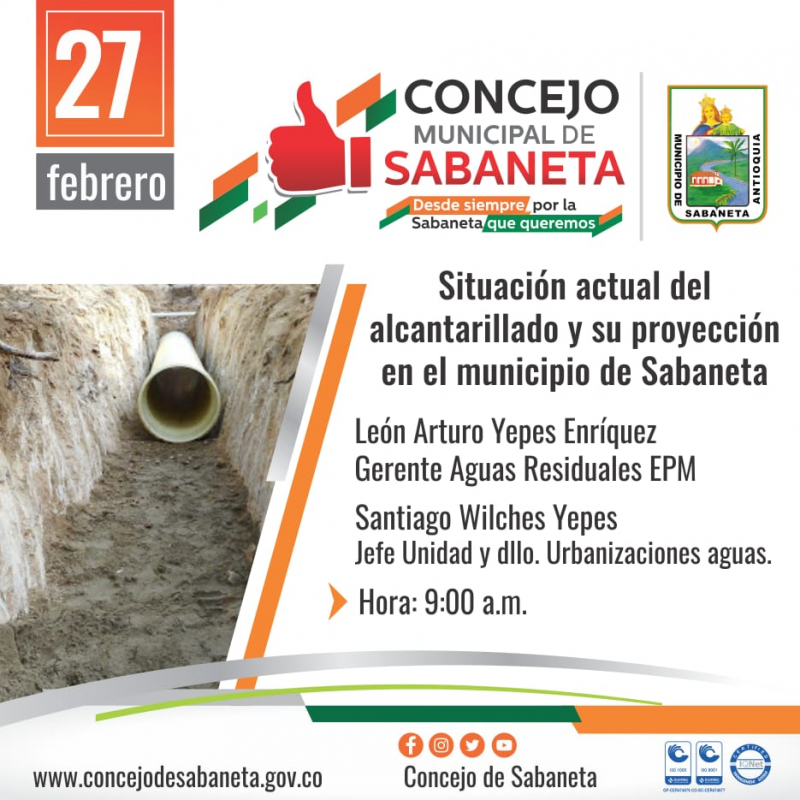Situación actual del alcantarillado y su proyección en el municipio de Sabaneta