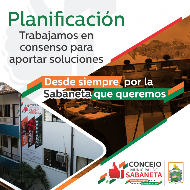 En el Concejo de Sabaneta trabajamos en consenso para aportar soluciones.