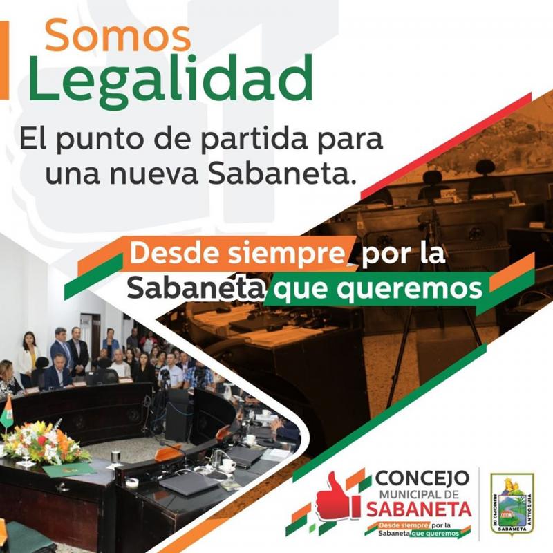 En nuestra administración trabajamos con legalidad.