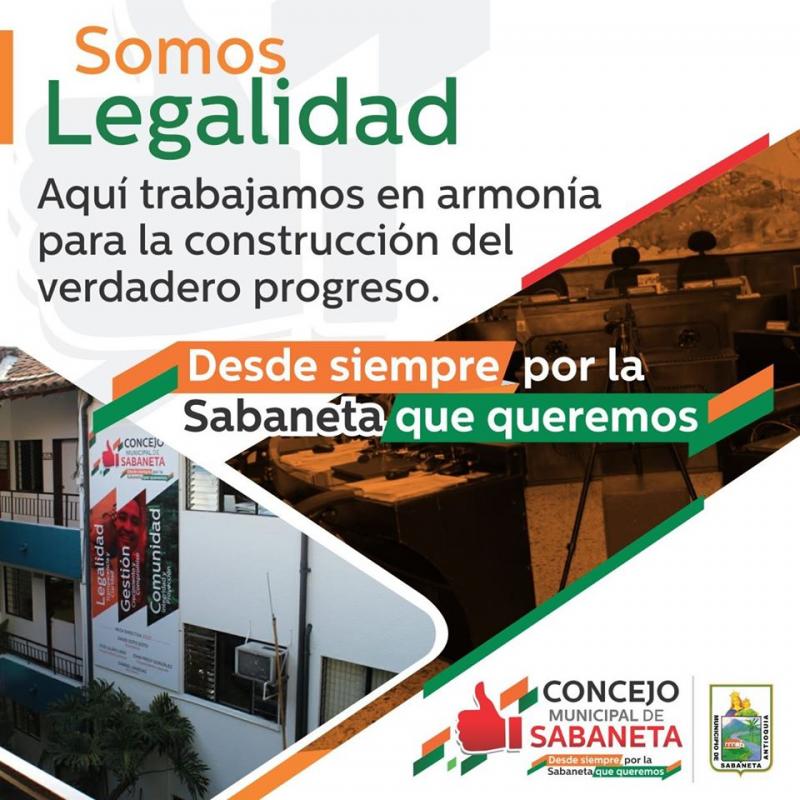 En nuestra administración trabajamos con legalidad.