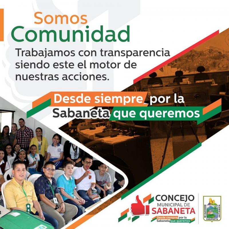 En nuestra administración trabajamos con la comunidad.