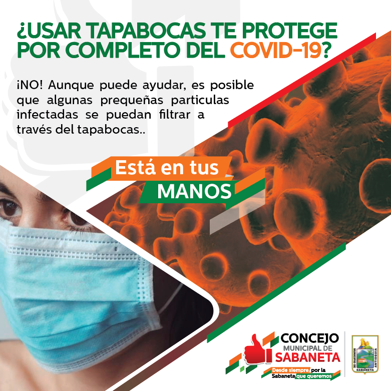 ¿Usar tapabocas te protege por completo DEL COVID-19?