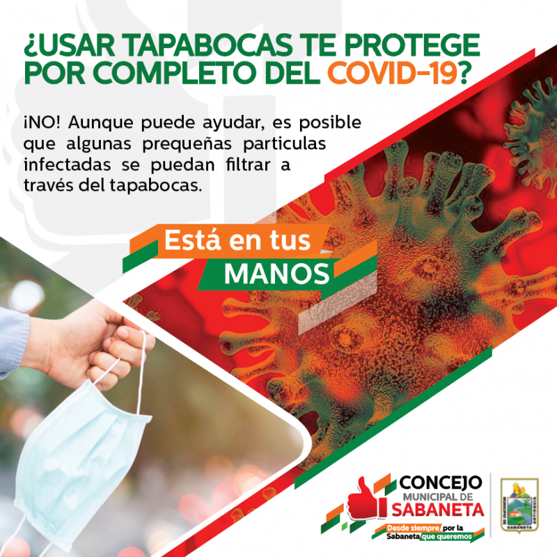 Usa el tapabocas