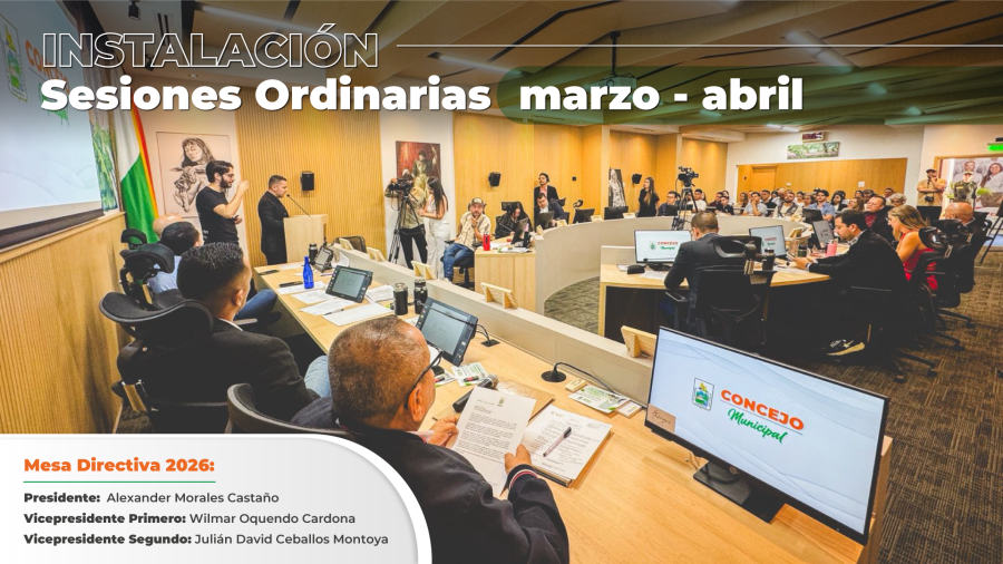 Instalamos el Primer Periodo de Sesiones Ordinarias 2026