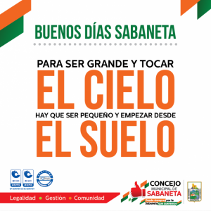 ¡Buenos días, Sabaneta!