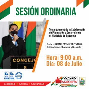 Sesión Ordinaria - Julio 8