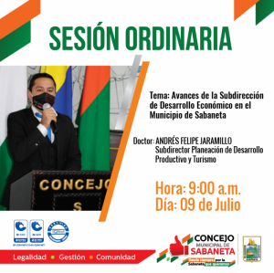 Sesión Ordinaria - Julio 9