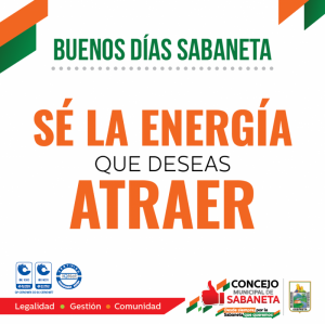 ¡Buenos días, Sabaneta!