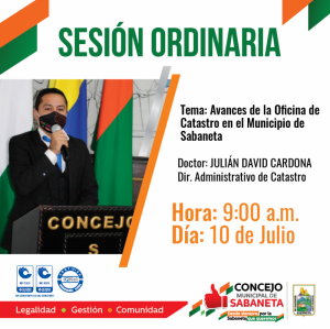 Sesión Ordinaria - Julio 10