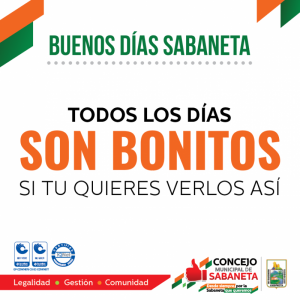 ¡Buenos días, Sabaneta!