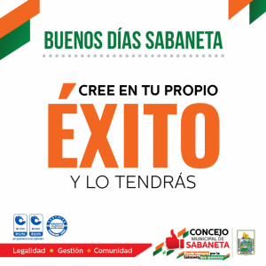 ¡Buenos días, Sabaneta!