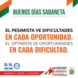 ¡Buenos días, Sabaneta!