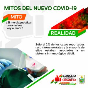 Mitos y realidades sobre el COVID-19
