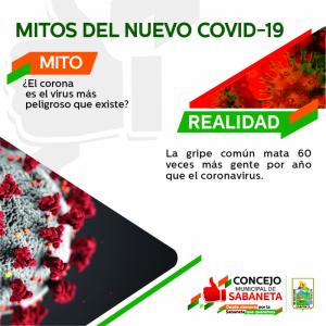 Mito y realidad sobre el COVID-19