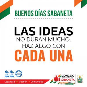 ¡Buenos días, Sabaneta!