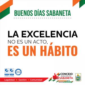 ¡Buenos días, Sabaneta!