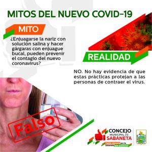 Mito y realidad sobre el COVID-19