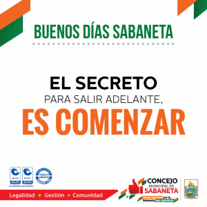 ¡Buenos días, Sabaneta!