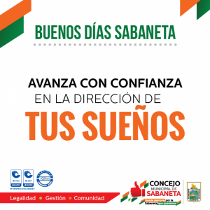 ¡Buenos días, Sabaneta!