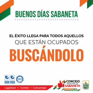 ¡Buenos días, Sabaneta!