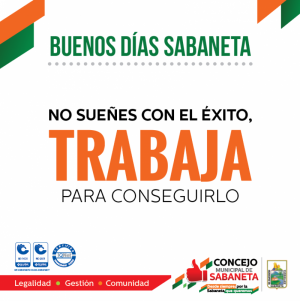 ¡Buenos días, Sabaneta!