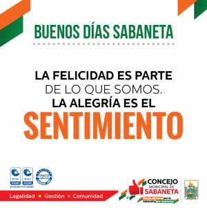 ¡Buenos días, Sabaneta!