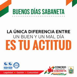 ¡Buenos días, Sabaneta!