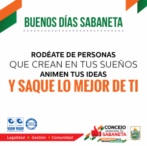 ¡Buenos días, Sabaneta!