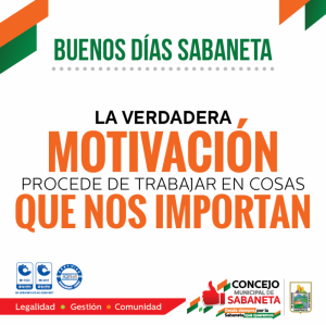 ¡Buenos días, Sabaneta!