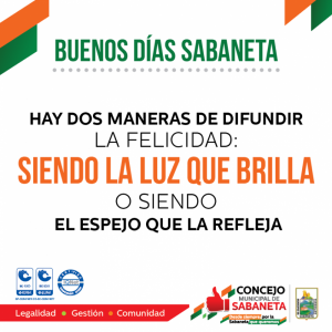 ¡Buenos días, Sabaneta!