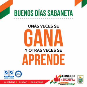 ¡Buenos días, Sabaneta!