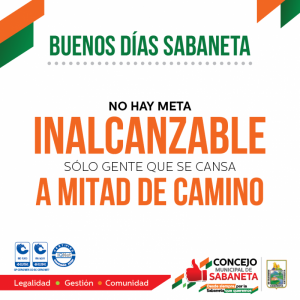 ¡Buenos días, Sabaneta!