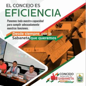 En el Concejo somos: EFICIENCIA
