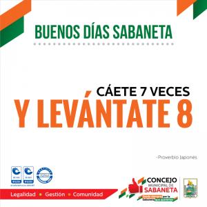 ¡Buenos días, Sabaneta!