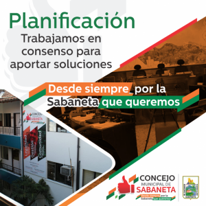 En el Concejo Municipal somos: PLANIFICACIÓN