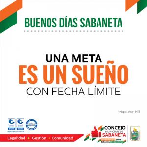 ¡Buenos días, Sabaneta!