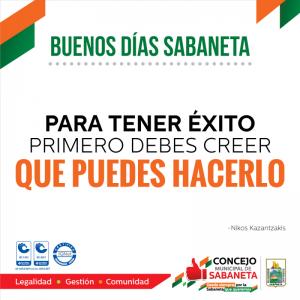 ¡Buenos días, Sabaneta!