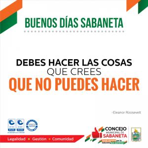 ¡Buenos días, Sabaneta!