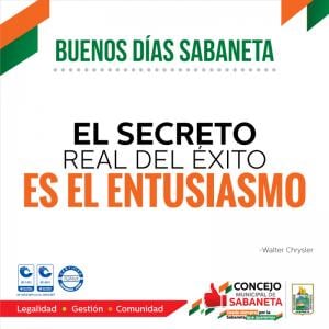 ¡Buenos días, Sabaneta!