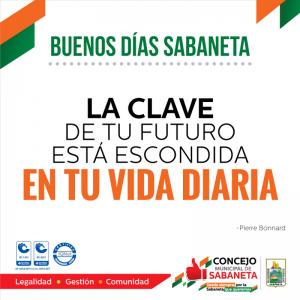 ¡Buenos días, Sabaneta!